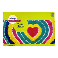 Fevicryl Multicolour Tie Dye Kit | Learn, Explore, Create. All-Inclusive Tie & Dye Kit, For Art lovers & Beginners.