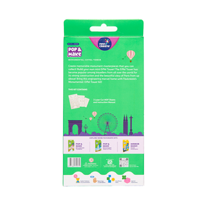 Pop & Make Eiffel Tower 3D Model Kit | DIY Monument Craft