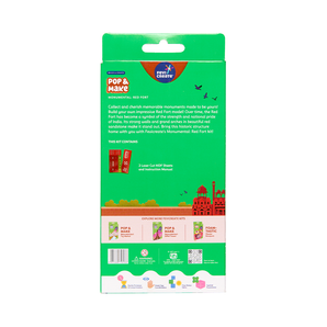 Pop & Make Red Fort 3D Model Kit | DIY Monument Craft
