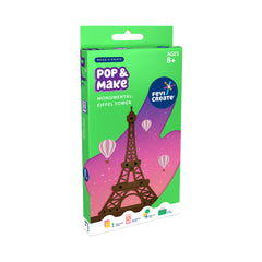 Pop & Make Eiffel Tower 3D Model Kit | DIY Monument Craft