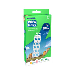 Pop & Make Tower of Pisa 3D Model Kit | DIY Monument Craft