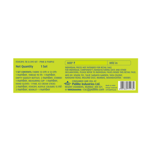 Fevicryl Pink & Purple Splash Tie & Dye Kit