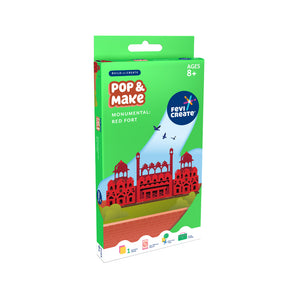 Pop & Make Red Fort 3D Model Kit | DIY Monument Craft