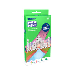Pop & Make Taj Mahal 3D Model Kit | DIY Monument Craft